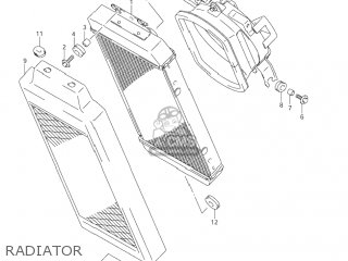 RADIATOR - VL800 VOLUSIA 2002 (K2) USA (E03)