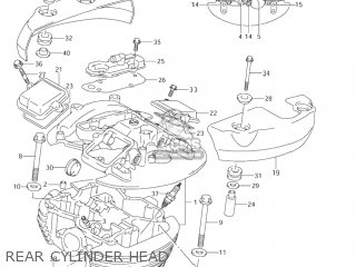 REAR CYLINDER HEAD - VL800 VOLUSIA 2002 (K2) USA (E03)