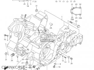 CRANKCASE - VL800 VOLUSIA 2003 (K3) USA (E03)