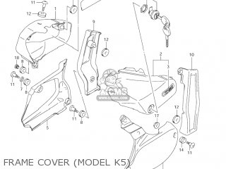 FRAME COVER (MODEL K5) - VL800 VOLUSIA 2003 (K3) USA (E03)