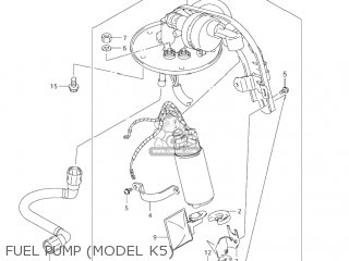 FUEL PUMP (MODEL K5) - VL800 VOLUSIA 2003 (K3) USA (E03)