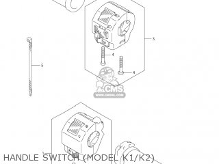 HANDLE SWITCH (MODEL K1/K2) - VL800 VOLUSIA 2003 (K3) USA (E03)