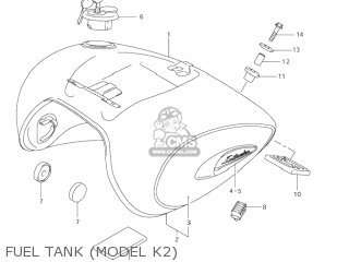 FUEL TANK (MODEL K2) - VL800 VOLUSIA 2004 (K4) USA (E03)