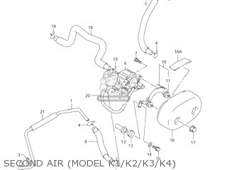 SECOND AIR (MODEL K1/K2/K3/K4) - VL800 VOLUSIA 2004 (K4) USA (E03)