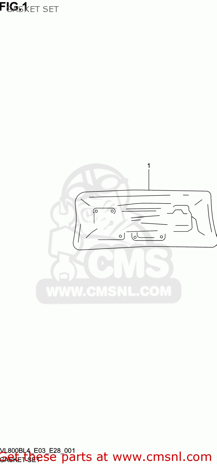 GASKET SET VL800B VOLUSIA 2014 (L4) USA (E03)