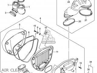 AIR CLEANER - VL800B VOLUSIA 2014 (L4) USA (E03)