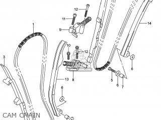 CAM CHAIN - VL800B VOLUSIA 2014 (L4) USA (E03)
