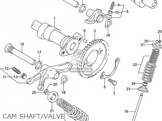 CAM SHAFT/VALVE - VL800B VOLUSIA 2014 (L4) USA (E03)