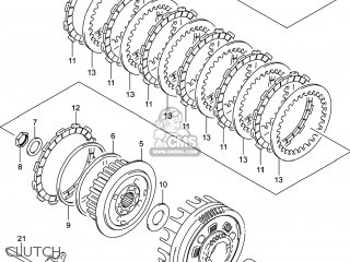 CLUTCH - VL800B VOLUSIA 2014 (L4) USA (E03)