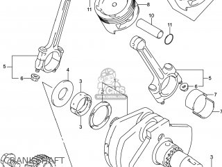 CRANKSHAFT - VL800B VOLUSIA 2014 (L4) USA (E03)