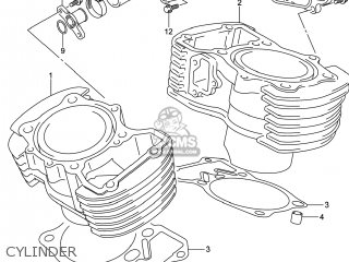 CYLINDER - VL800B VOLUSIA 2014 (L4) USA (E03)