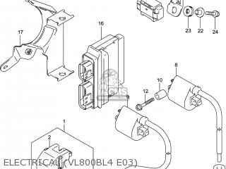 ELECTRICAL (VL800BL4 E03) - VL800B VOLUSIA 2014 (L4) USA (E03)
