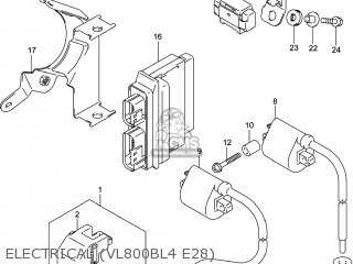 ELECTRICAL (VL800BL4 E28) - VL800B VOLUSIA 2014 (L4) USA (E03)