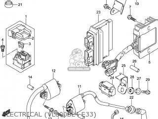 ELECTRICAL (VL800BL4 E33) - VL800B VOLUSIA 2014 (L4) USA (E03)