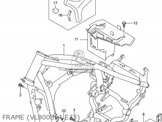 FRAME (VL800BL4 E33) - VL800B VOLUSIA 2014 (L4) USA (E03)