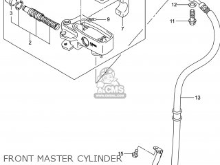 FRONT MASTER CYLINDER - VL800B VOLUSIA 2014 (L4) USA (E03)
