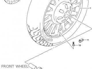 FRONT WHEEL - VL800B VOLUSIA 2014 (L4) USA (E03)