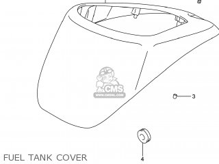 FUEL TANK COVER - VL800B VOLUSIA 2014 (L4) USA (E03)