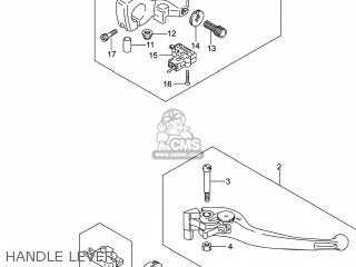 HANDLE LEVER - VL800B VOLUSIA 2014 (L4) USA (E03)
