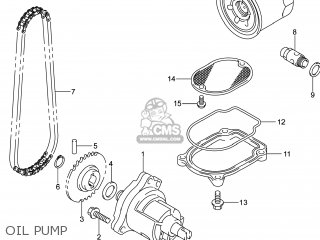 OIL PUMP - VL800B VOLUSIA 2014 (L4) USA (E03)