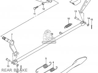 REAR BRAKE - VL800B VOLUSIA 2014 (L4) USA (E03)