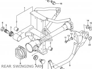 REAR SWINGING ARM - VL800B VOLUSIA 2014 (L4) USA (E03)