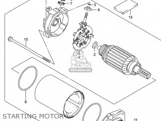 STARTING MOTOR - VL800B VOLUSIA 2014 (L4) USA (E03)
