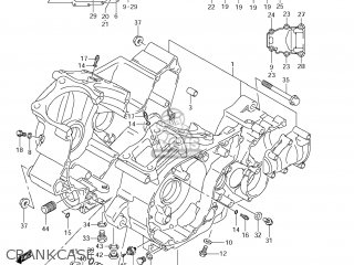 CRANKCASE - VL800C BOULEVARD C50 2006 (K6) USA CALIFORNIA (E03 E33)