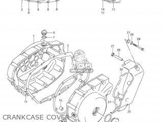 CRANKCASE COVER - VL800C BOULEVARD C50 2006 (K6) USA CALIFORNIA (E03 E33)