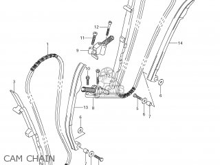 CAM CHAIN - VL800C BOULEVARD C50 2007 (K7) USA CALIFORNIA (E03 E33)