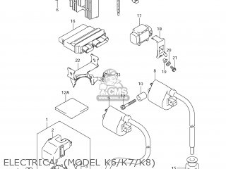 ELECTRICAL (MODEL K6/K7/K8) - VL800C BOULEVARD C50 2007 (K7) USA CALIFORNIA (E03 E33)