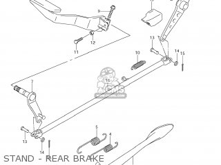 STAND - REAR BRAKE - VL800C BOULEVARD C50 2008 (K8) USA CALIFORNIA (E03 E33)
