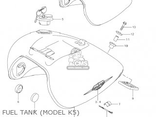 FUEL TANK (MODEL K5) - VL800T BOULEVARD C50 2005 (K5) CALIFORNIA (E33)