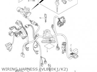WIRING HARNESS (VL800K1/K2) - VL800T BOULEVARD C50 2005 (K5) CALIFORNIA (E33)