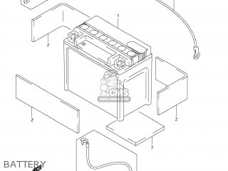 BATTERY - VL800T BOULEVARD C50 2006 (K6) USA CALIFORNIA (E03 E33)