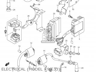 ELECTRICAL (MODEL K9 E33) - VL800T BOULEVARD C50 2006 (K6) USA CALIFORNIA (E03 E33)