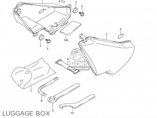 LUGGAGE BOX - VL800T BOULEVARD C50 2006 (K6) USA CALIFORNIA (E03 E33)