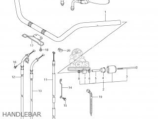 HANDLEBAR - VL800T BOULEVARD C50 2007 (K7) USA CALIFORNIA (E03 E33)