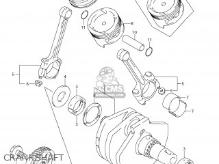 CRANKSHAFT - VL800T BOULEVARD C50 2008 (K8) USA CALIFORNIA (E03 E33)