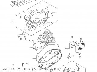 SPEEDOMETER (VL800K7/K8/TK7/TK8) - VL800T BOULEVARD C50 2008 (K8) USA CALIFORNIA (E03 E33)