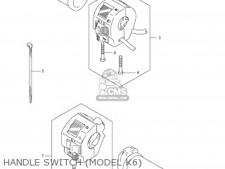 HANDLE SWITCH (MODEL K6) - VL800T BOULEVARD C50 2009 (K9) USA CALIFORNIA (E03 E33)