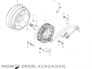MAGNETO (MODEL K1/K2/K3/K4) - VL800Z BOULEVARD C50 2005 (K5) CALIFORNIA (E33)