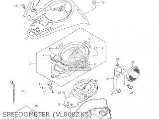SPEEDOMETER (VL800ZK5) - VL800Z BOULEVARD C50 2005 (K5) CALIFORNIA (E33)