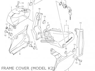 FRAME COVER (MODEL K2) - VL800Z VOLUSIA 2001 (K1) USA (E03)