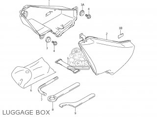 LUGGAGE BOX - VL800Z VOLUSIA 2002 (K2) USA (E03)