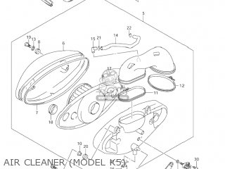 AIR CLEANER (MODEL K5) - VL800Z VOLUSIA 2003 (K3) USA (E03)