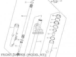 FRONT DAMPER (MODEL K5) - VL800Z VOLUSIA 2003 (K3) USA (E03)