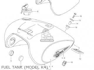 FUEL TANK (MODEL K4) - VL800Z VOLUSIA 2003 (K3) USA (E03)