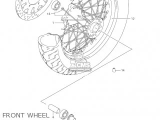 FRONT WHEEL - VL800Z VOLUSIA 2004 (K4) USA (E03)
