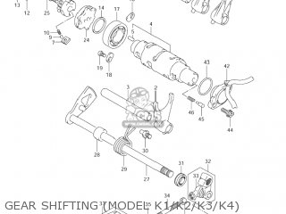 GEAR SHIFTING (MODEL K1/K2/K3/K4) - VL800Z VOLUSIA 2004 (K4) USA (E03)